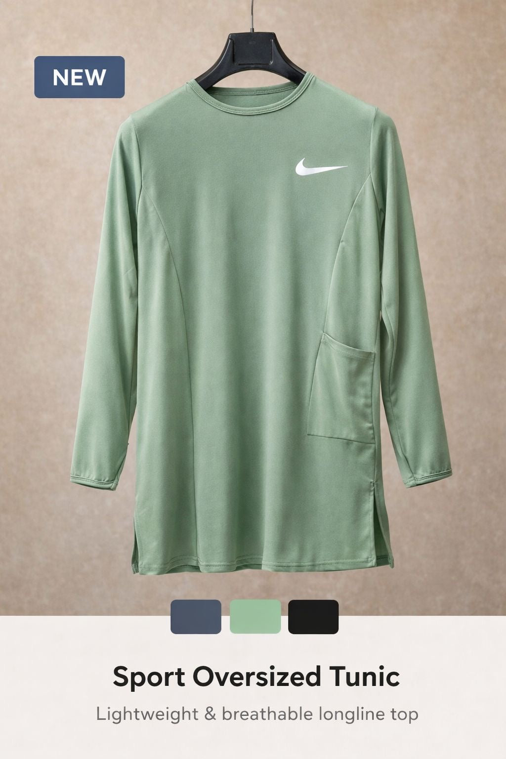 Sport oversized tunic