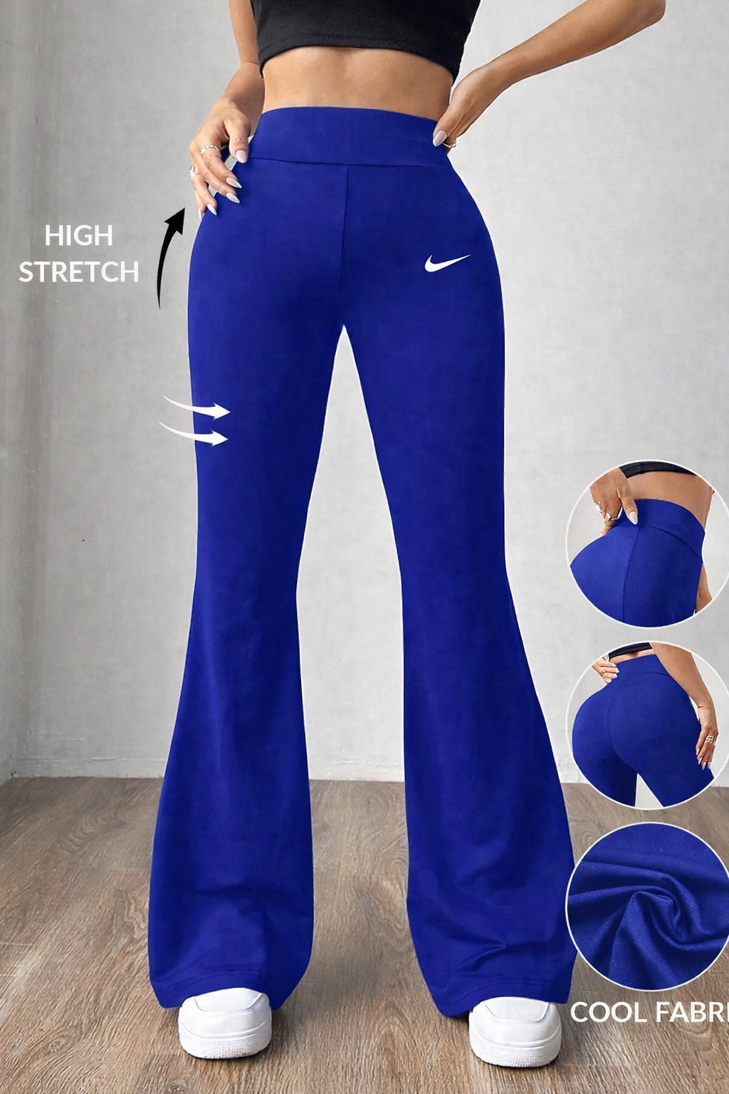 Women’s Black Flared Yoga Pants