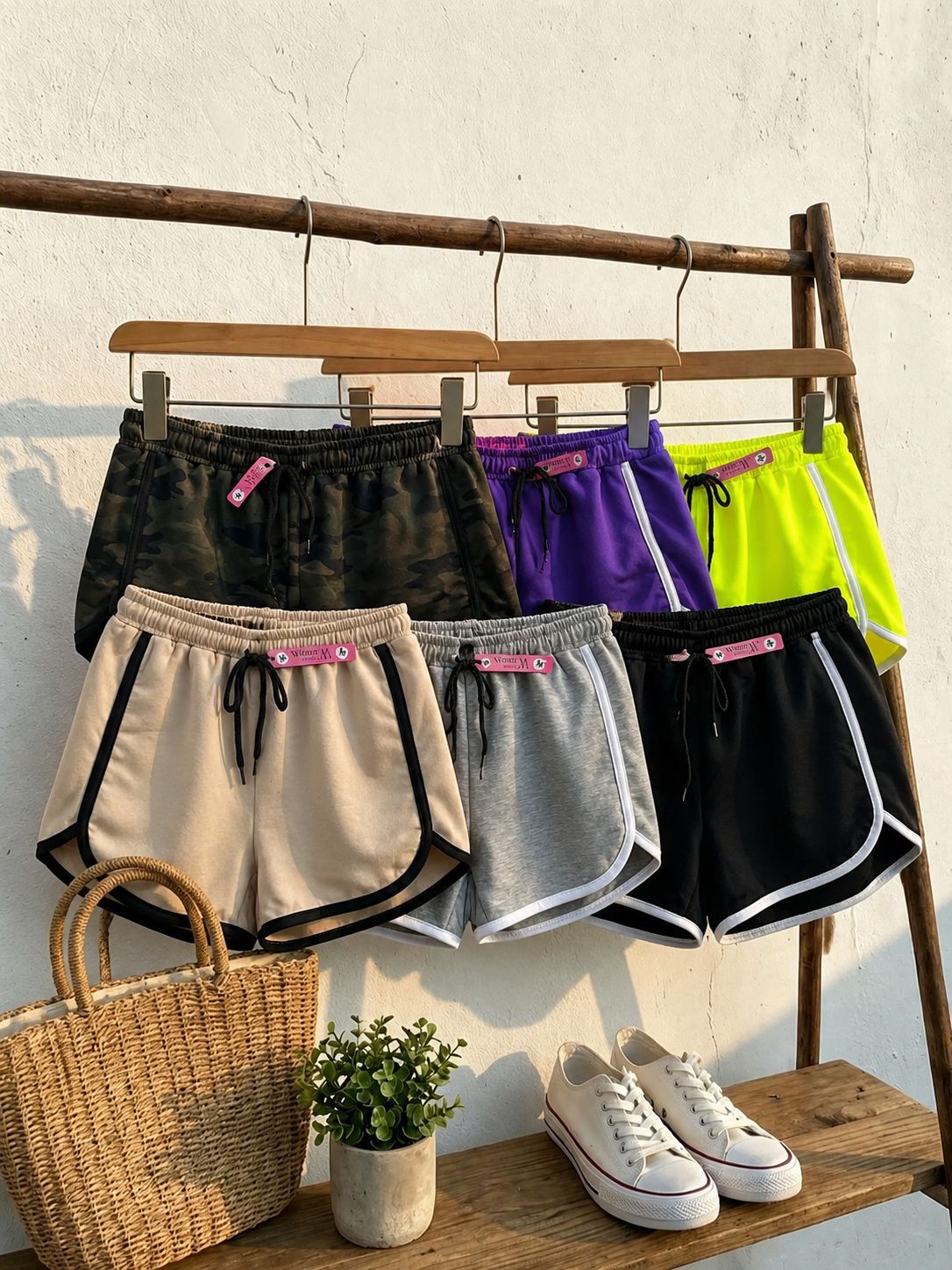 Women’s Summer Melton Lycra Sports Shorts | Soft & Stretchy