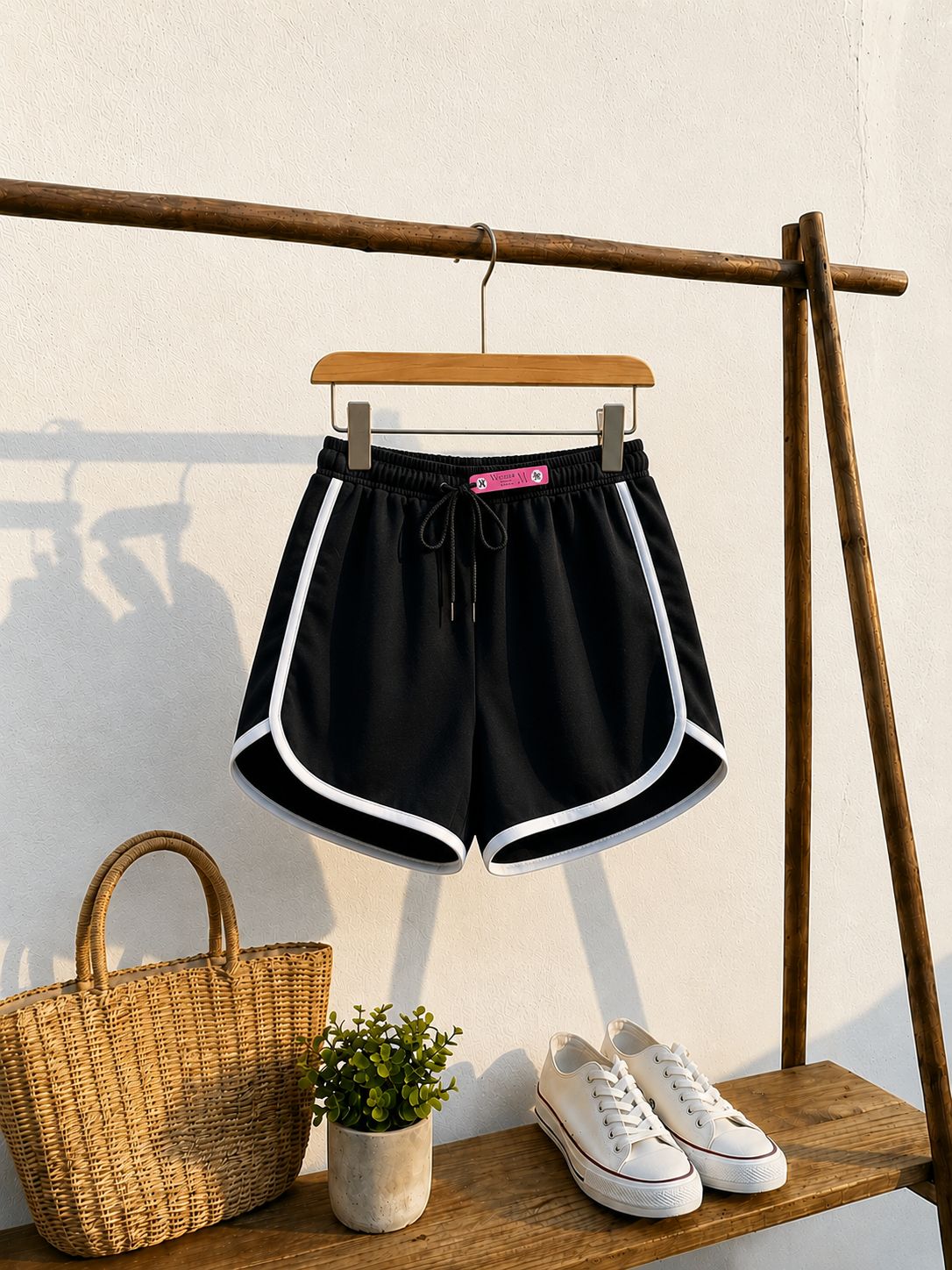 Women’s Summer Melton Lycra Sports Shorts | Soft & Stretchy