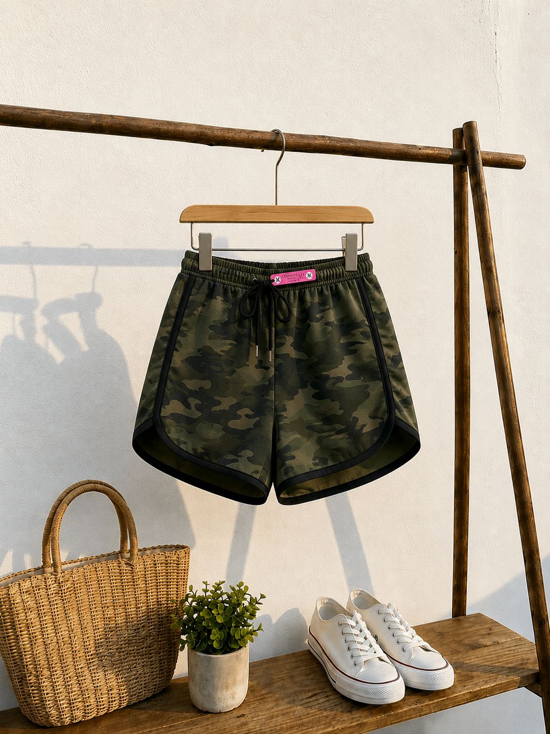 Women’s Summer Melton Lycra Sports Shorts | Soft & Stretchy