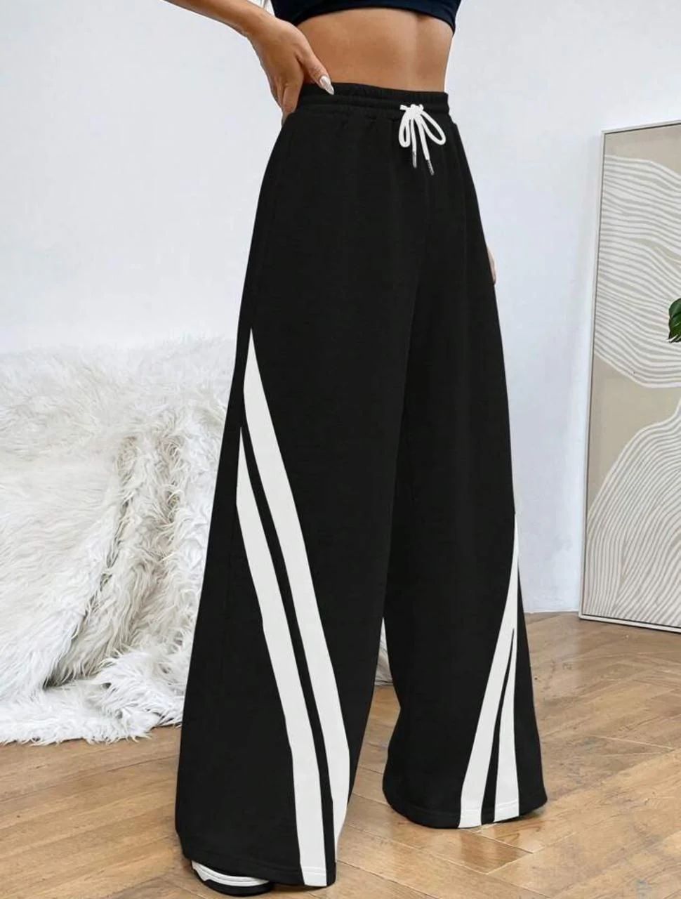 WIDE LEG SPORTS PANTS